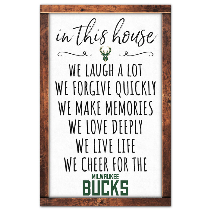 Milwaukee Bucks Sign 11x17 Wood In This House-0