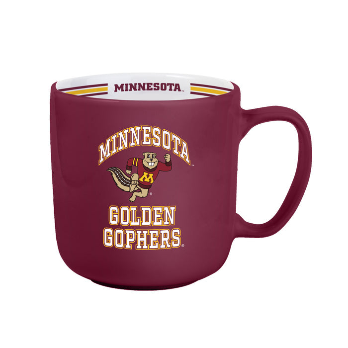Minnesota Golden Gophers Coffee Mug 15oz Stripe Design-0