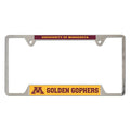 Minnesota Golden Gophers License Plate Frame Metal - Special Order-0