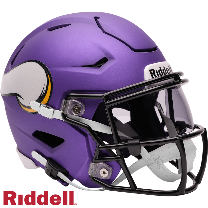 Minnesota Vikings Helmet Riddell Replica Mid-Size MIDI SpeedFlex Style-0