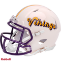 Minnesota Vikings Helmet Riddell Replica Mini Speed Style Retro Collection-0
