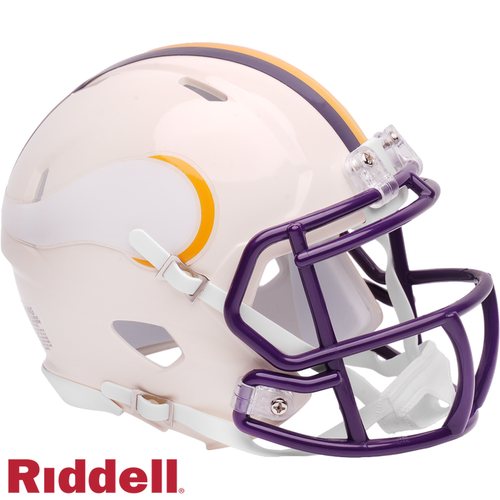 Minnesota Vikings Helmet Riddell Replica Mini Speed Style Retro Collection-1