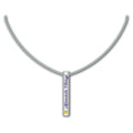 Minnesota Vikings Necklace Silver Bar-0