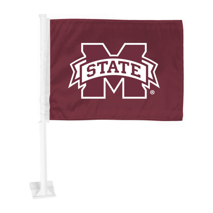 Mississippi State Bulldogs Flag Car Primary Logo-0