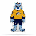 Nashville Predators Pennant Shape Cut Mascot Design-0
