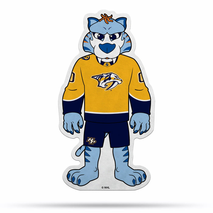 Nashville Predators Pennant Shape Cut Mascot Design-0