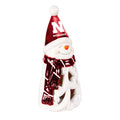 Nebraska Cornhuskers Statue 8 Inch LED Snowman-0