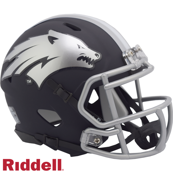 Nevada Wolf Pack Helmet Riddell Replica Mini Speed Style-0