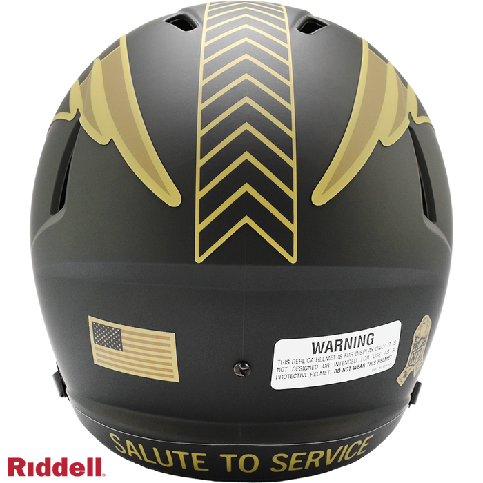 New England Patriots Helmet Riddell Replica Full Size Speed Style Salute To Service 2025-2