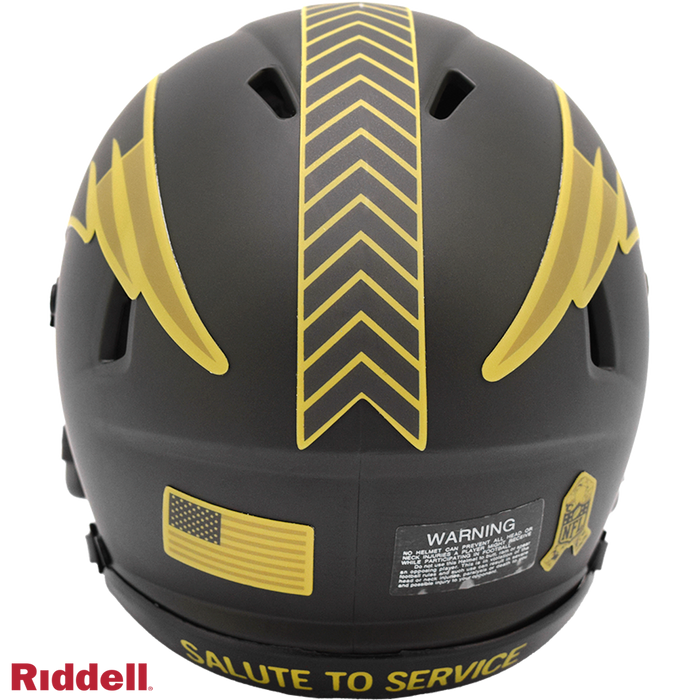 New England Patriots Helmet Riddell Replica Mini Speed Style Salute To Service 2025-2