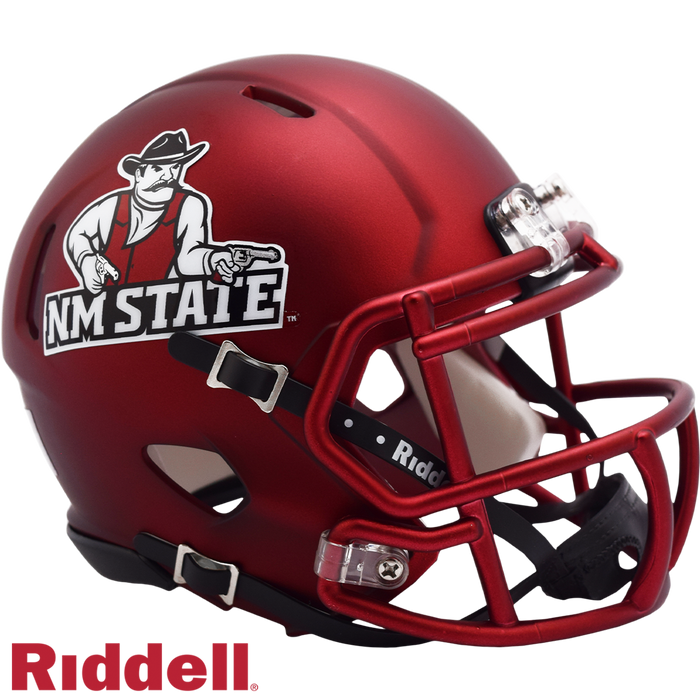 New Mexico State Aggies Helmet Riddell Replica Mini Speed Style-0