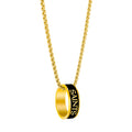 New Orleans Saints Necklace Fashion Ring Pendant Gold-0