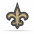New Orleans Saints Pennant Shape Cut Logo Design-0