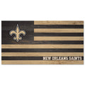 New Orleans Saints Sign Wood 9x17 Flag-0