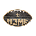 New Orleans Saints Sign Wood Football Shape-0