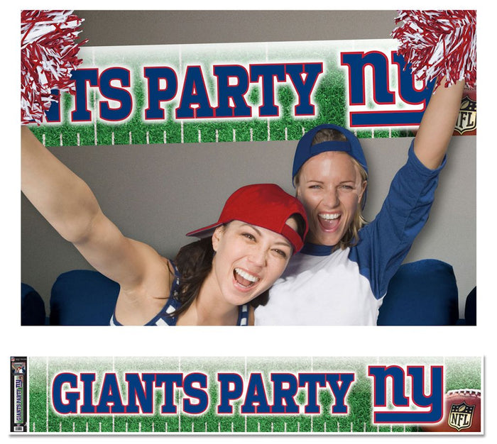 New York Giants Banner 12x65 Party Style CO-0
