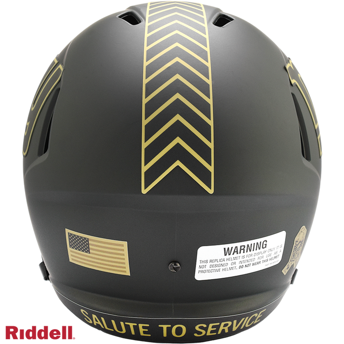 New York Giants Helmet Riddell Replica Full Size Speed Style Salute To Service 2025-2