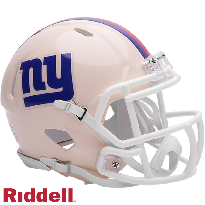 New York Giants Helmet Riddell Replica Mini Speed Style Retro Collection-0