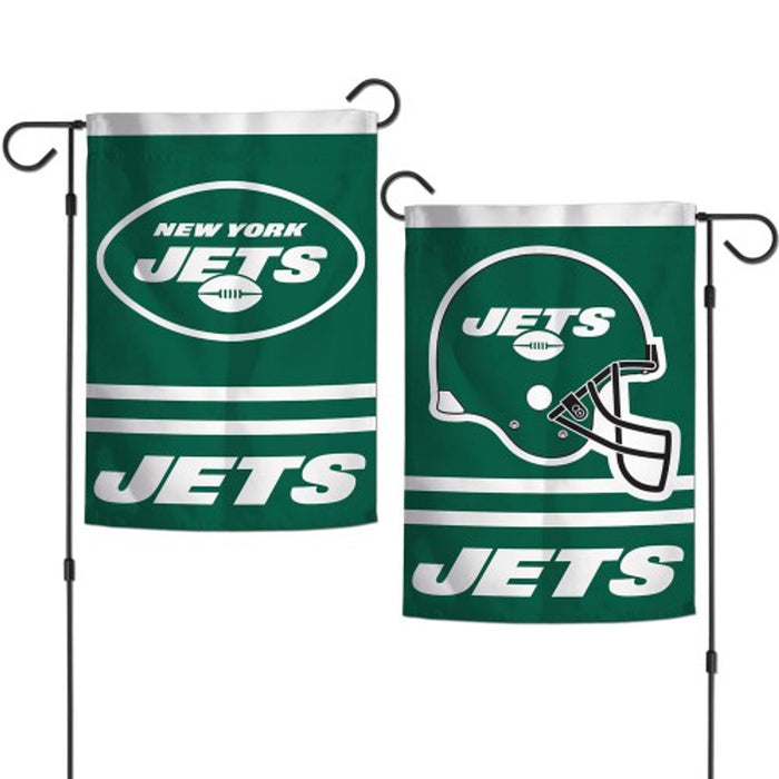 New York Jets Flag 12x18 Garden Style 2 Sided-0