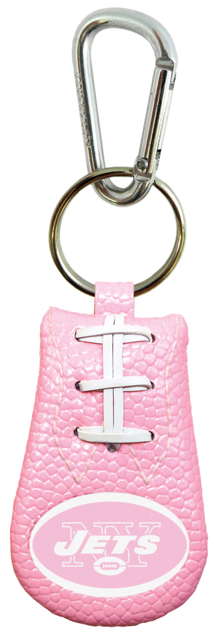 New York Jets Keychain Pink Football CO-0