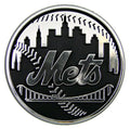 New York Mets Auto Emblem - Silver-0