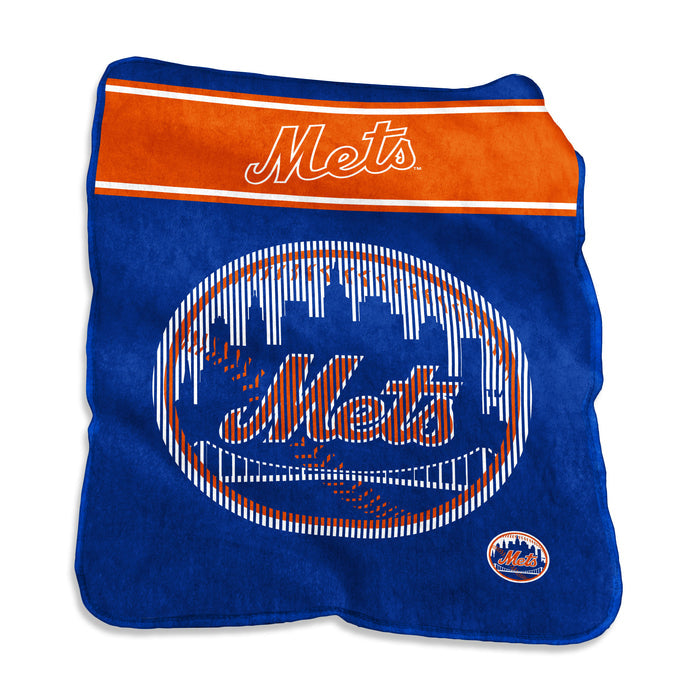 New York Mets Blanket 60x80 Raschel Throw-0