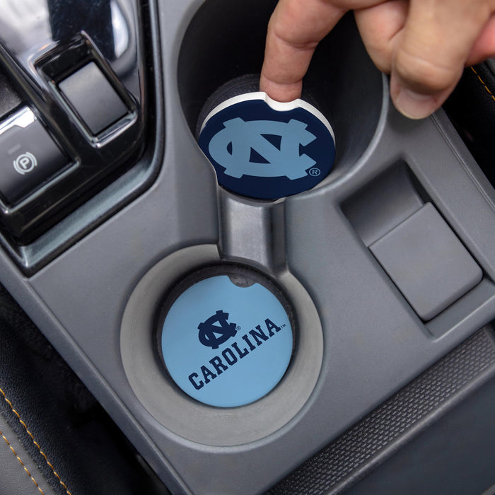 North Carolina Tar Heels Car Coaster Set 2 Pack-2