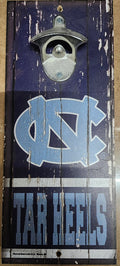North Carolina Tar Heels Sign Wood 5x11 Bottle Opener Alternate-0
