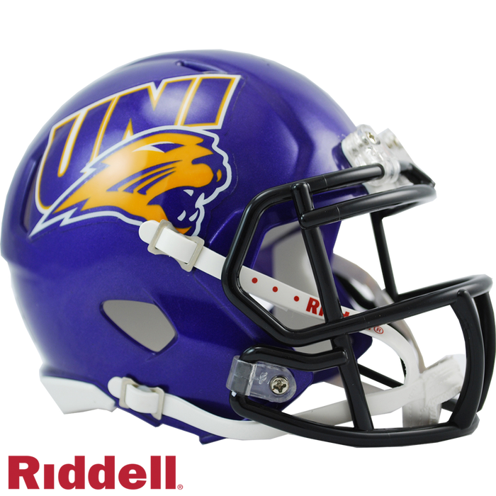 Northern Iowa Panthers Helmet Riddell Replica Mini Speed Style-0