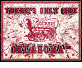 Oklahoma Sooners 3D Art Print 12x16 Splatter-0