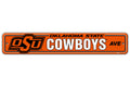 Oklahoma State Cowboys Sign 4x24 Plastic Street Style CO-0