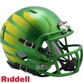 Oregon Ducks Helmet Riddell Replica Mini Speed Style Green with Wings-0