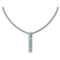 Philadelphia Eagles Necklace Silver Bar-0