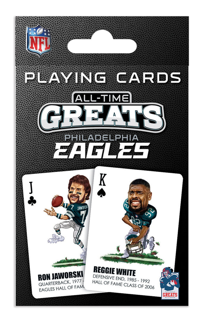 Philadelphia Eagles Playing Cards All-Time Greats-0