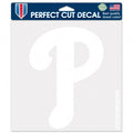 Philadelphia Phillies Decal 8x8 Perfect Cut White - Special Order-0