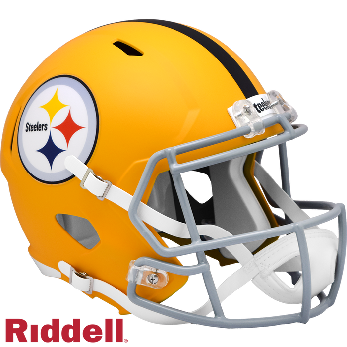 Pittsburgh Steelers Helmet Riddell Replica Full Size Speed Style On-Field Alternate 2025 - Special Order-0
