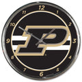 Purdue Boilermakers Clock Round Wall Style Chrome Periodic Restock-0