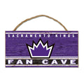 Sacramento Kings Sign Wood 5x10 with Rope Fan Cave-0