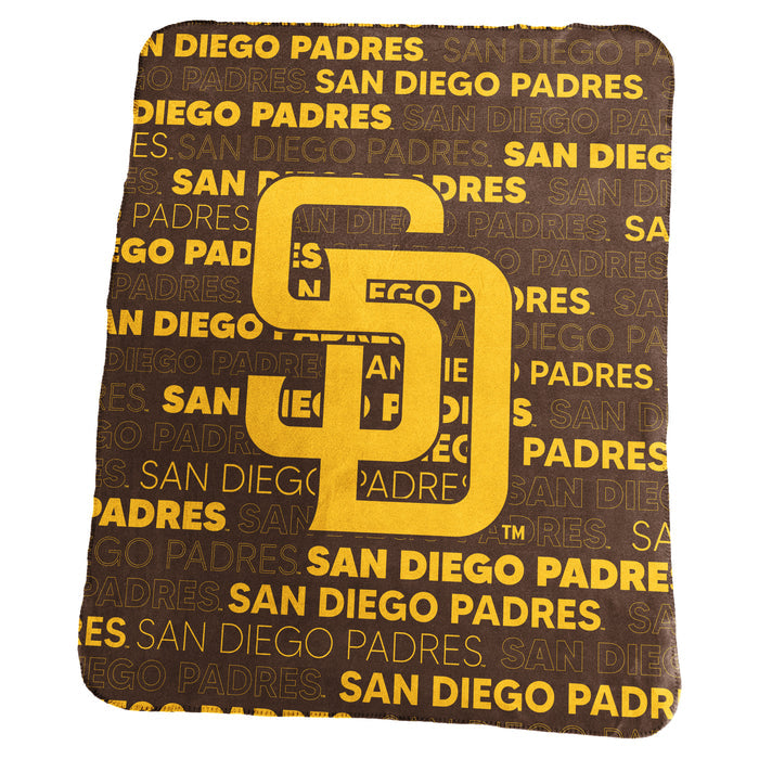San Diego Padres Blanket 50x60 Fleece Classic-0