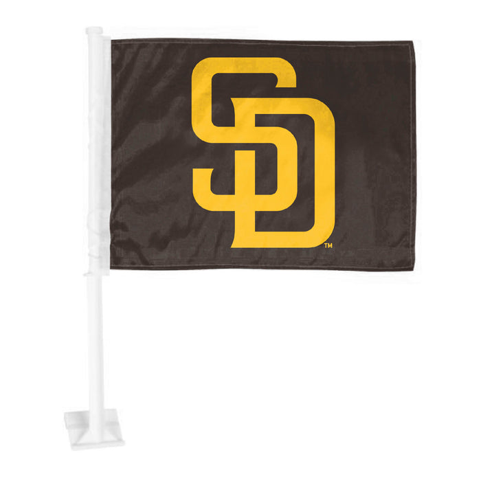 San Diego Padres Flag Car Primary Logo-0