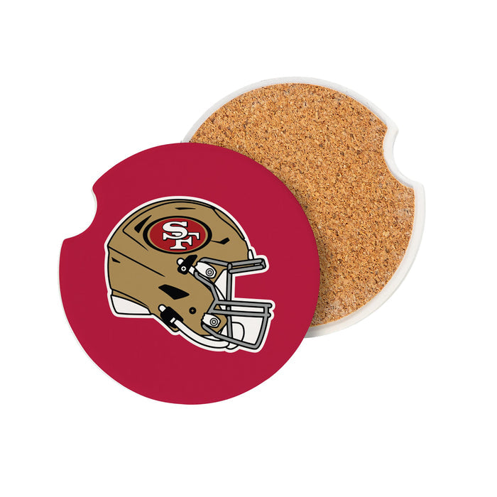 San Francisco 49ers Car Coaster Set 2 Pack-2