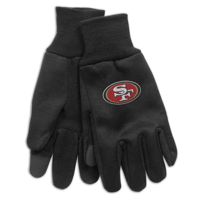 San Francisco 49ers Gloves Technology Style Adult Size-0