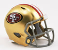 San Francisco 49ers Helmet Riddell Pocket Pro Speed Style-0