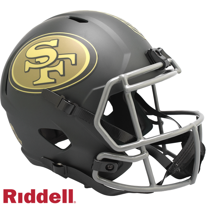 San Francisco 49ers Helmet Riddell Replica Full Size Speed Style Salute To Service 2025-0