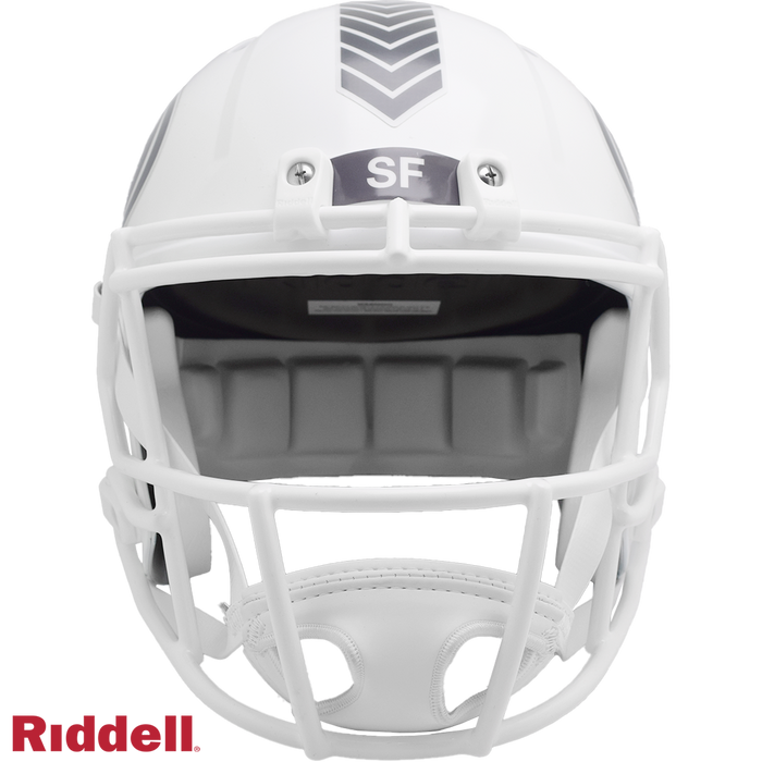 San Francisco 49ers Helmet Riddell Replica Full Size Speed Style Salute To Service 2024-1