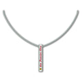 San Francisco 49ers Necklace Silver Bar-0