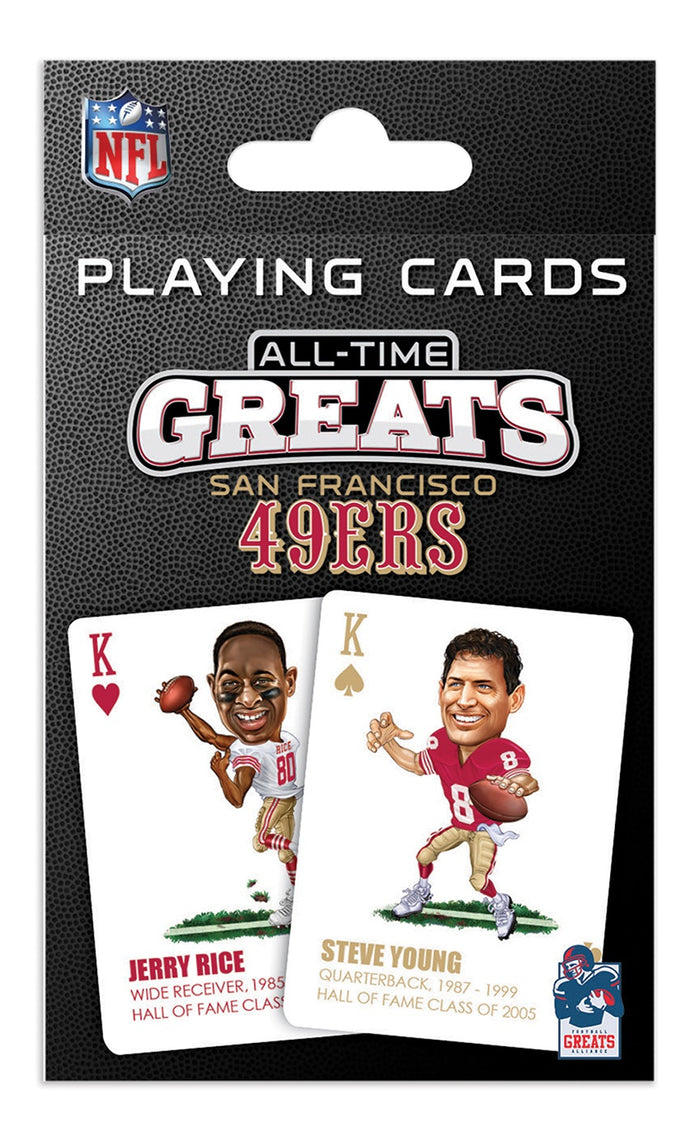 San Francisco 49ers Playing Cards All-Time Greats-0