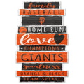 San Francisco Giants Sign 11x17 Wood Family Word-0