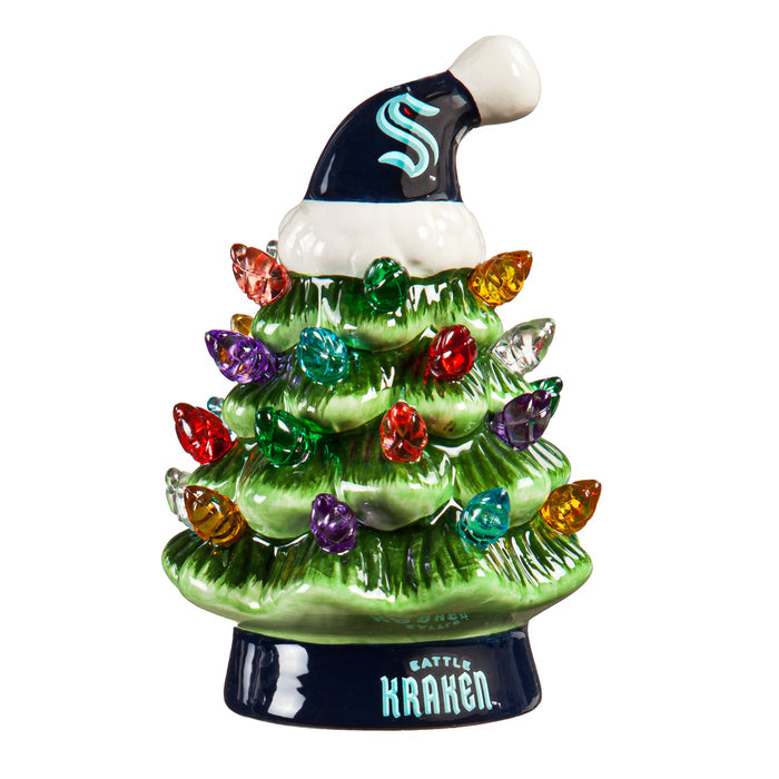 Seattle Kraken Christmas Tree 4 Inch LED Tabletop-0