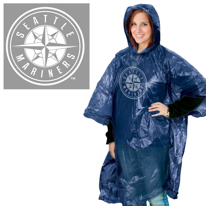 Seattle Mariners Rain Poncho Special Order-0